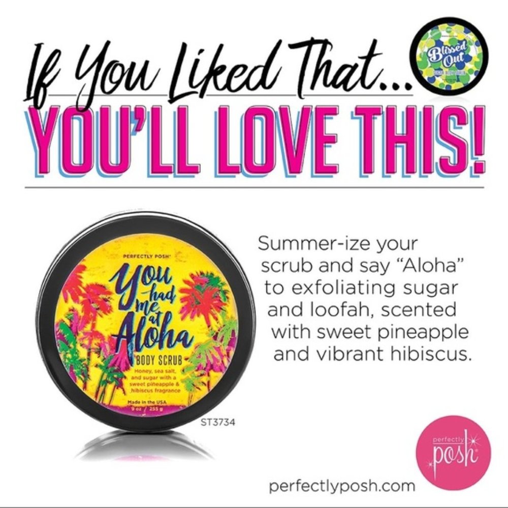Perfectly Posh You Had Me At Aloha - Body Scrub - Picture 2 of 2